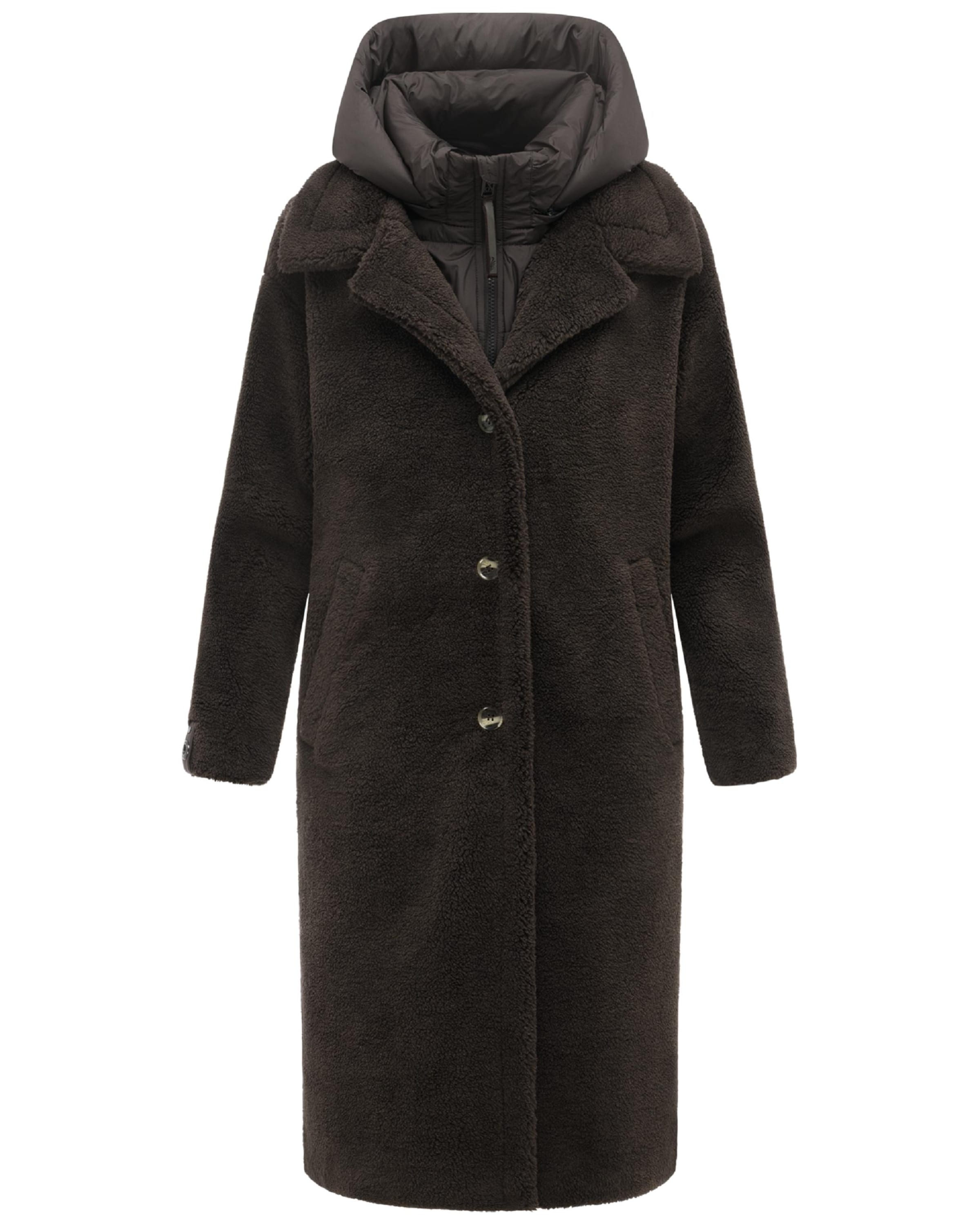 NAVAHOO Winter coat in Brown: front