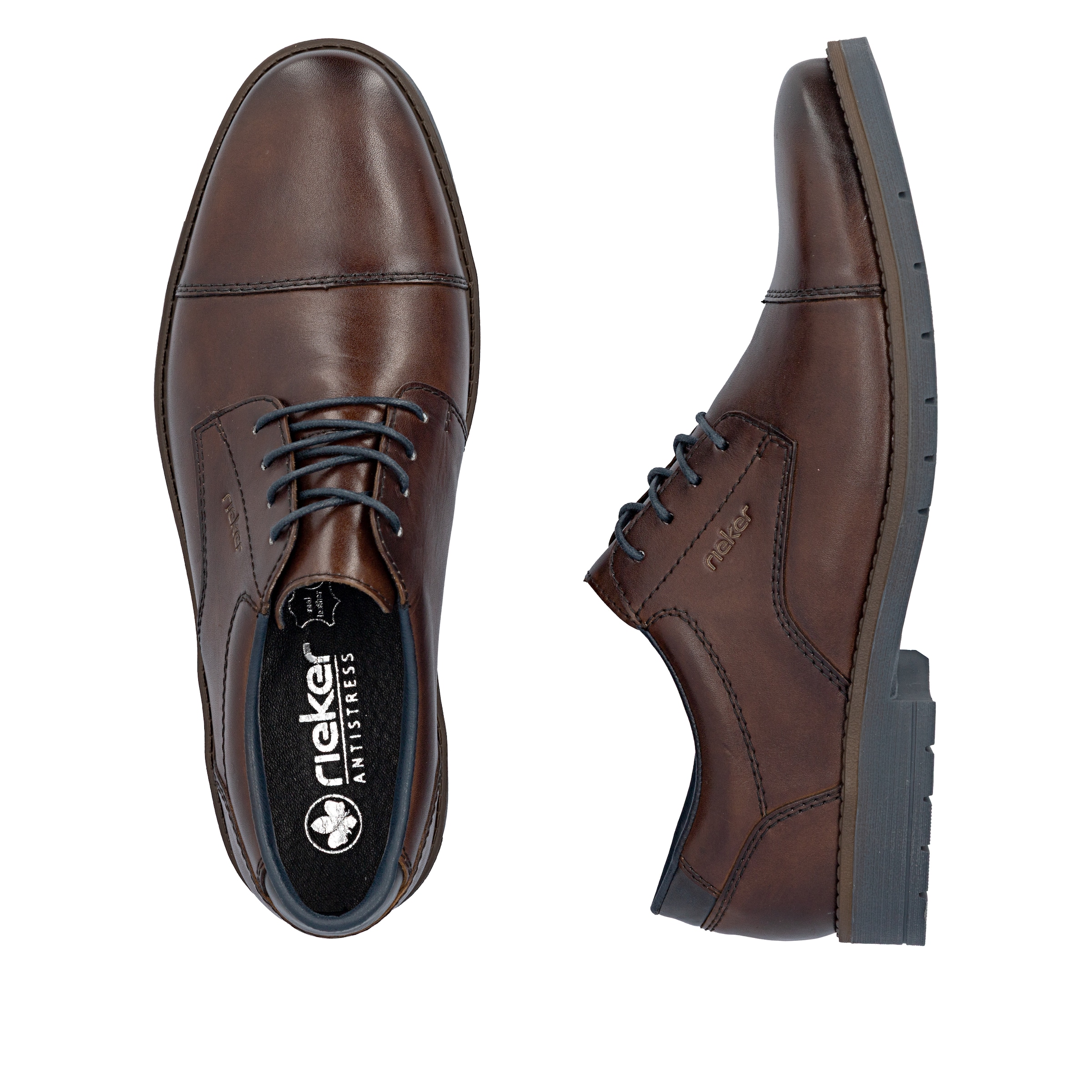 Chaussure à lacets Rieker en marron