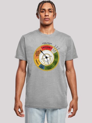 Maglietta di F4NT4STIC in grigio: frontale