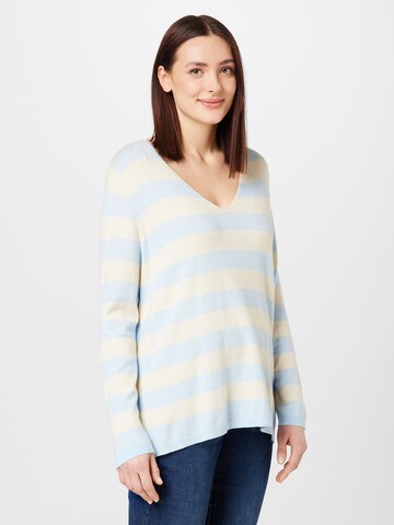 Pull-over 'MELINNA' ONLY Carmakoma en bleu : devant