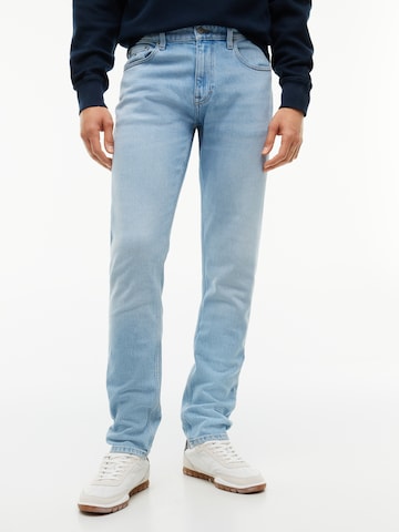 Tommy Jeans Slimfit Τζιν 'AUSTIN' σε μπλε: μπροστά