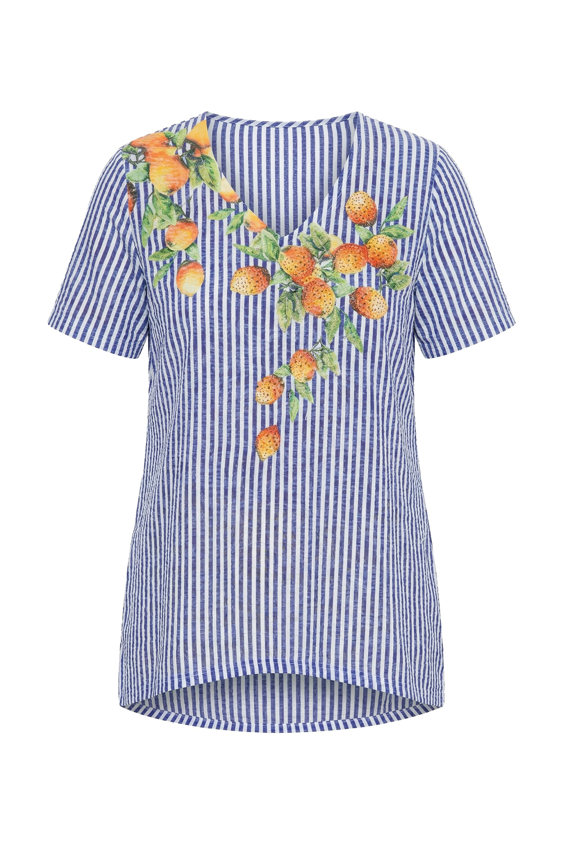 MIAMODA Shirt in Blau: Vorderseite