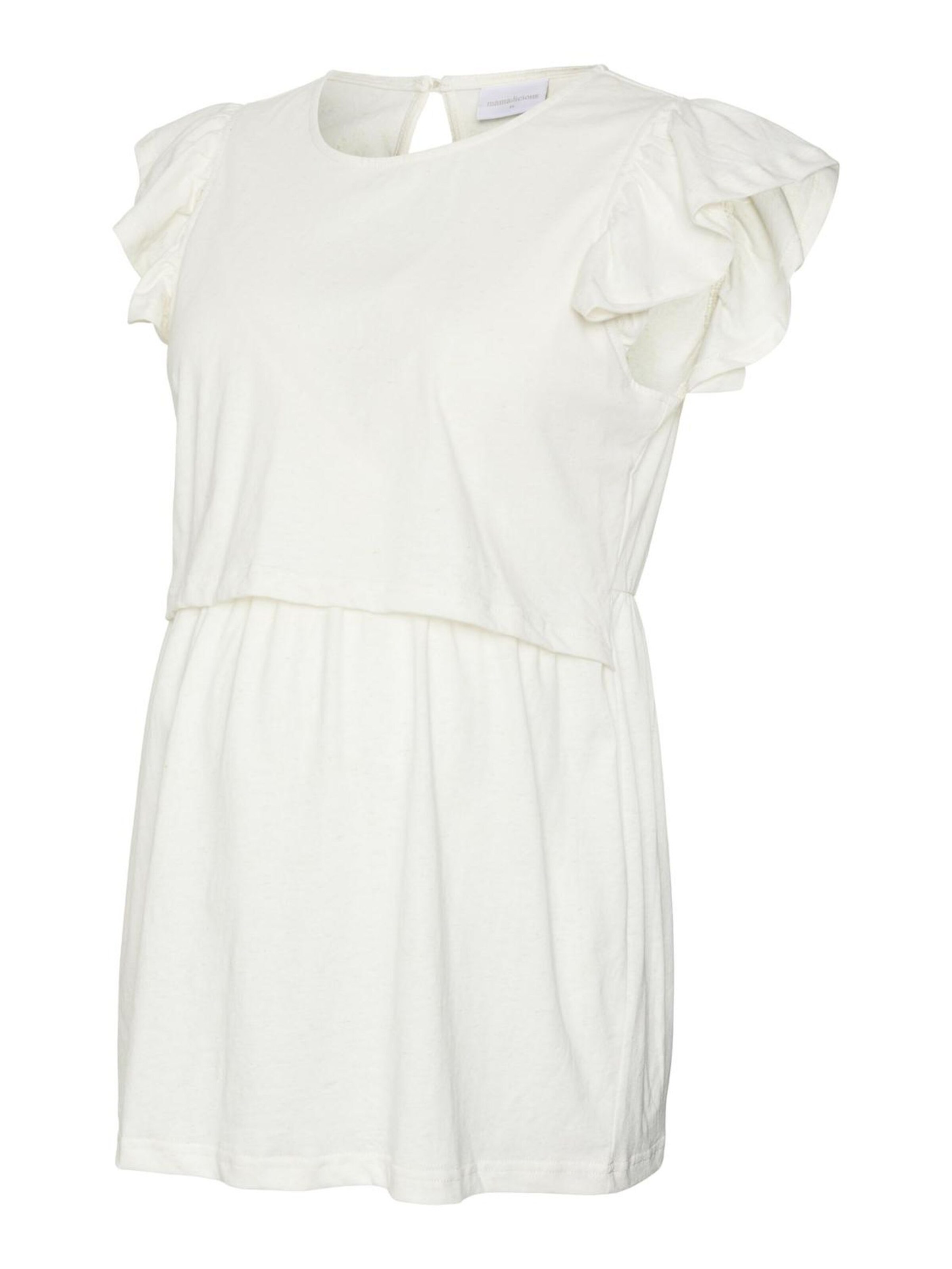 Maglietta 'ERICA JUNA' di MAMALICIOUS in bianco: frontale