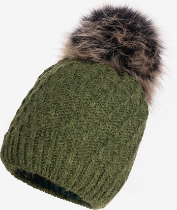 Cassandra Accessoires Beanie 'Liv' in Green: front