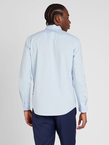 Coupe regular Chemise business TOM TAILOR DENIM en bleu