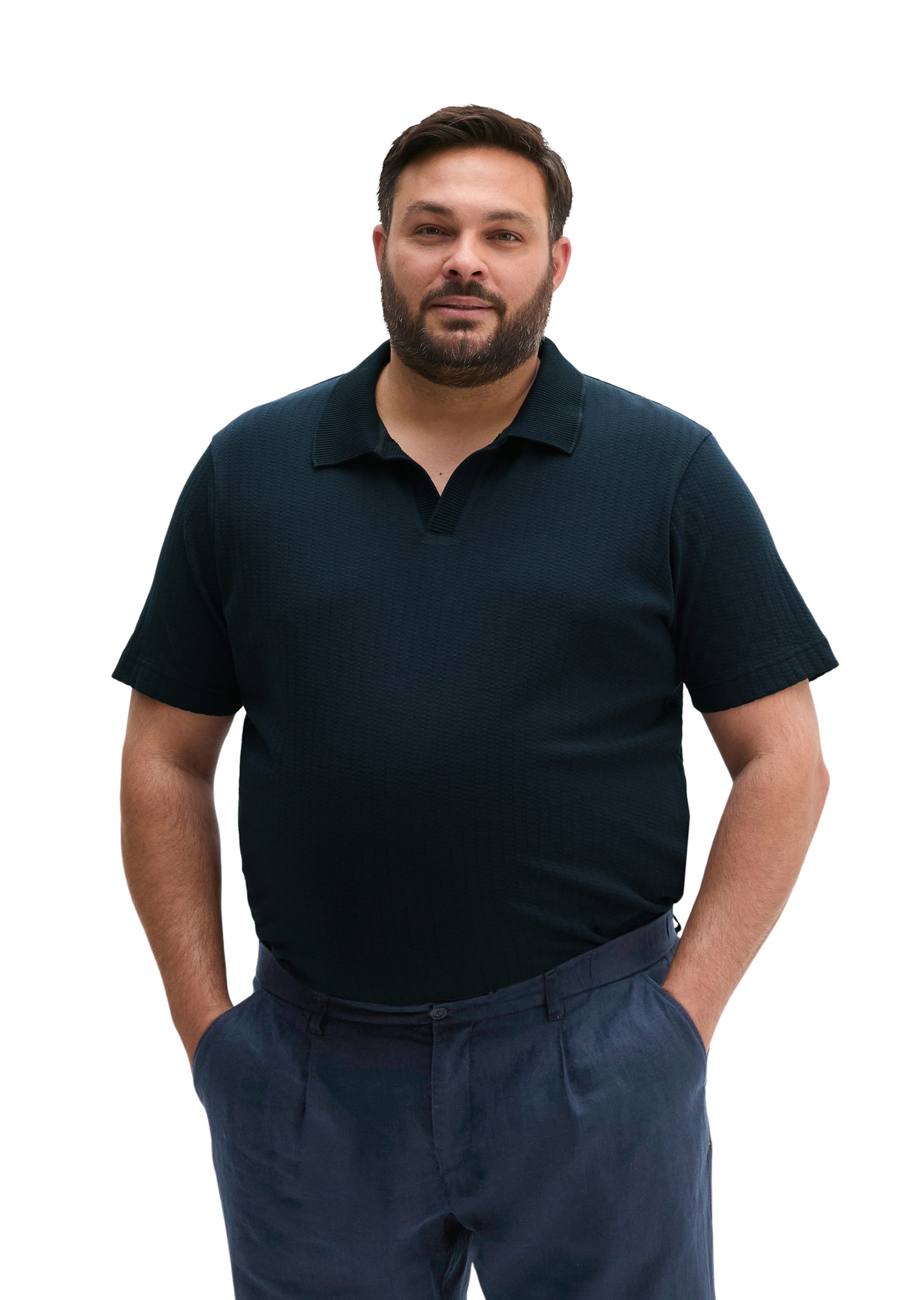 T-Shirt Marc O'Polo en bleu : devant