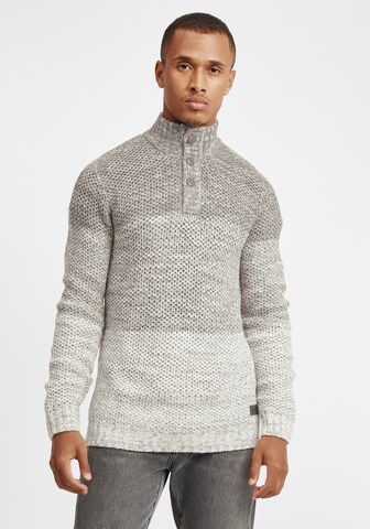 !Solid Sweater 'Afton' in Grey: front