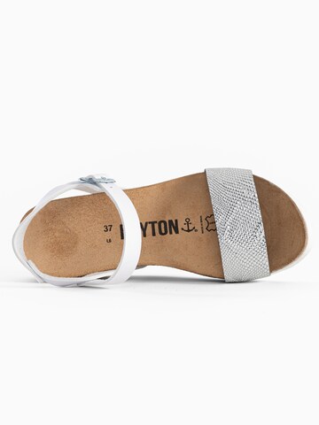 Bayton Sandaal 'Toledo' in Zilver