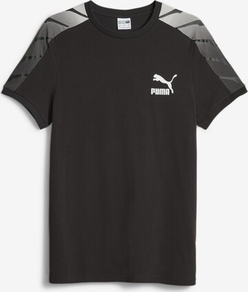 T-Shirt fonctionnel PUMA en noir : devant