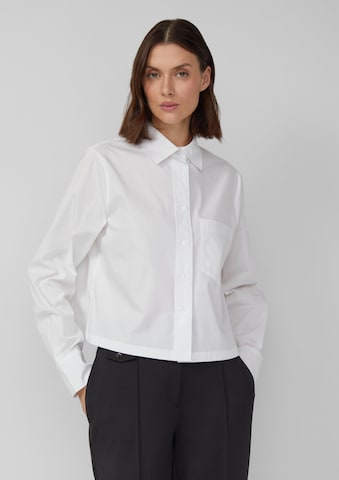 s.Oliver Bluse in Weiß: Vorderseite