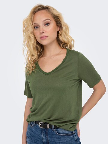 T-shirt 'ELISE' ONLY en vert