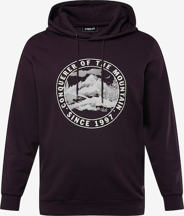 Sweat-shirt Men Plus en noir : devant
