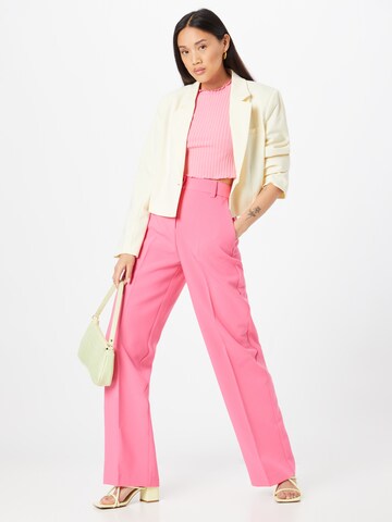 Loosefit Pantalon à pince 'Gale' modström en rose