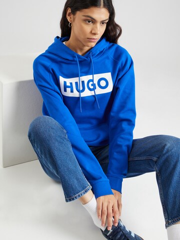 HUGO Sweatshirt 'Dariane' i blå