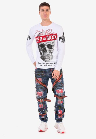 T-Shirt CIPO & BAXX en blanc