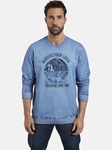 Jan Vanderstorm Sweatshirt 'Nandrad' in Blau: predná strana