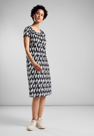 STREET ONE Sommerkleid in Schwarz