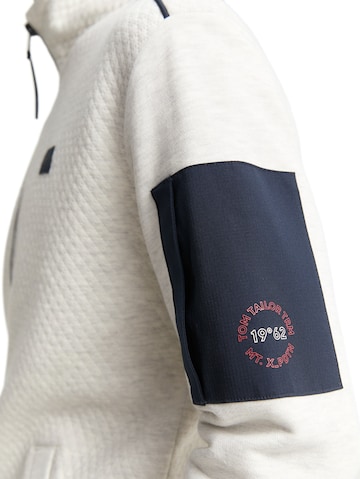 Sweat-shirt TOM TAILOR en blanc
