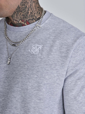 SikSilk Bluzka sportowa 'Essentials' w kolorze szary