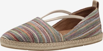Espadrilles Tamaris en marron : devant