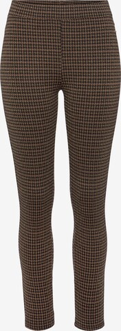 LASCANA Skinny Leggings in Brown: front