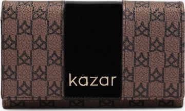 Kazar Wallet in Brown: front