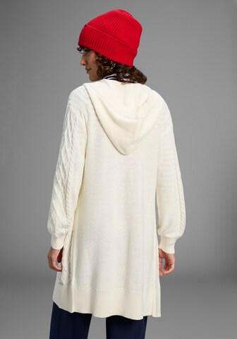 LAURA SCOTT Strickjacke in Weiß