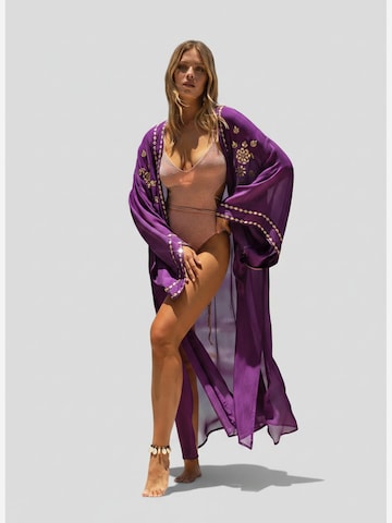 Kimono 'Kimono Long Bethany' Miss June en violet