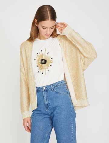 Koton Knit cardigan in Gold: front