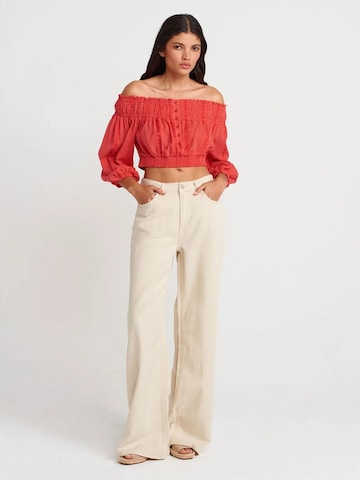 Dilvin Blouse in Red