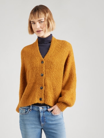 MSCH COPENHAGEN Knit cardigan 'Zofie Jilda' in Yellow: front