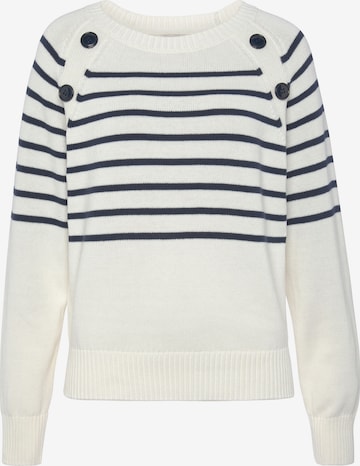 VIVANCE Sweater in White: front
