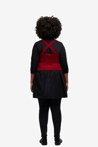 Ulla Popken Knitted Vest in Red