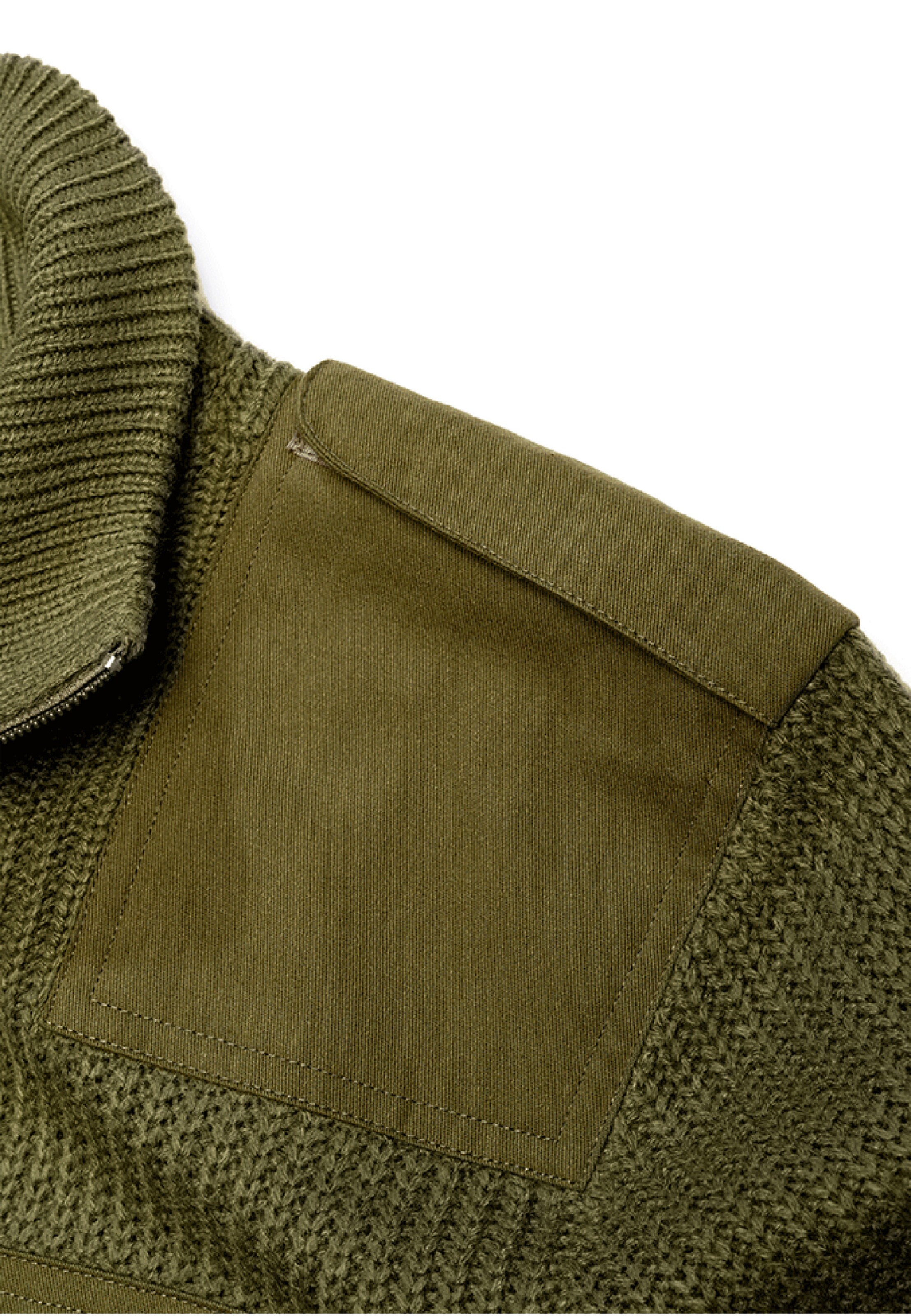 Brandit Strickjacke in Grün