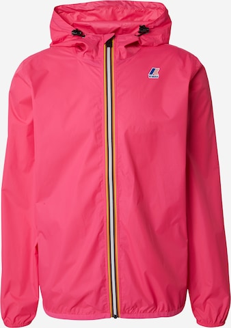 rozā K-Way Funkcionāla jaka 'Le Vrai 4.0 Claude': no priekšpuses