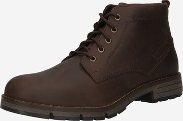 Pius Gabor Lace-Up Shoes 'Crazy Horse' in Brown: front