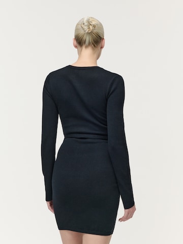 LeGer by Lena GerckePletena haljina 'Rosalina' - crna boja