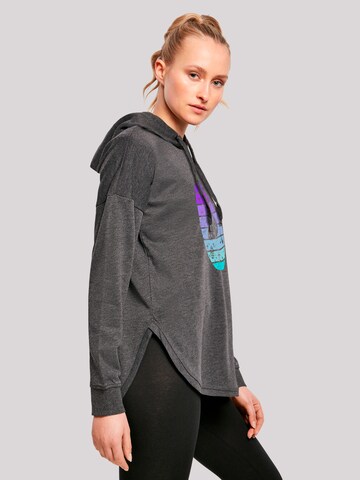 Sweat-shirt 'Retro Alien Weltraum Sonnenuntergang' F4NT4STIC en gris