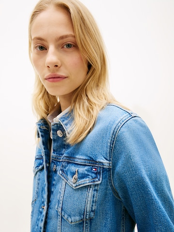 TOMMY HILFIGER Tussenjas in Blauw