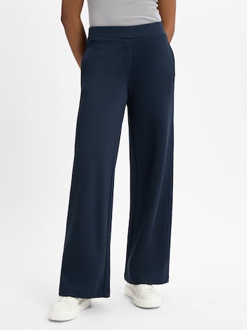 OPUS Slimfit Bandplooibroek 'Maikito' in Blauw: voorkant