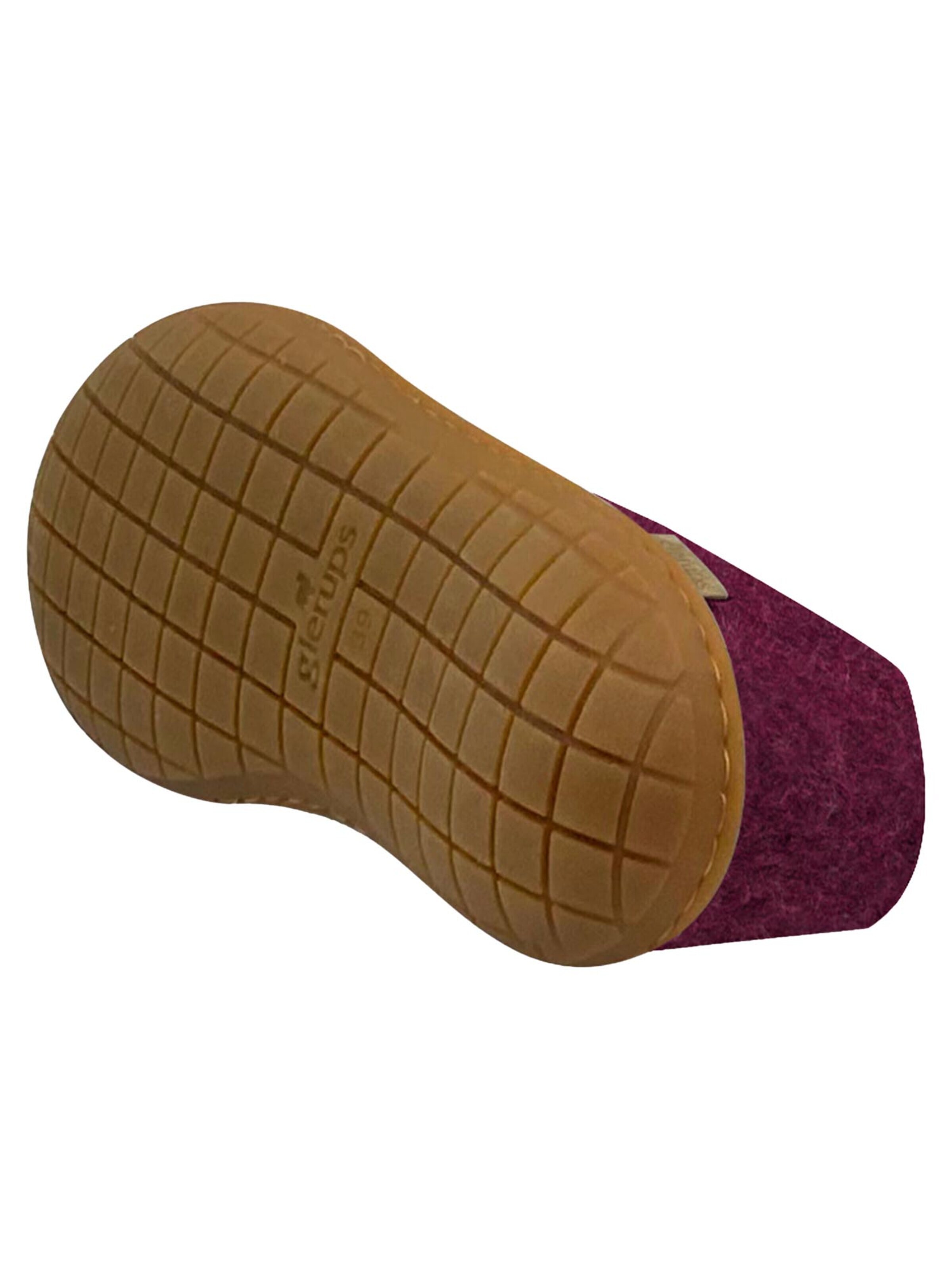 Glerups Huisschoenen 'Kautschuksohle' in Lila
