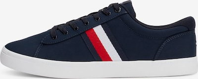 TOMMY HILFIGER Zemie brīvā laika apavi, krāsa - tumši zils / sarkans / balts, Preces skats