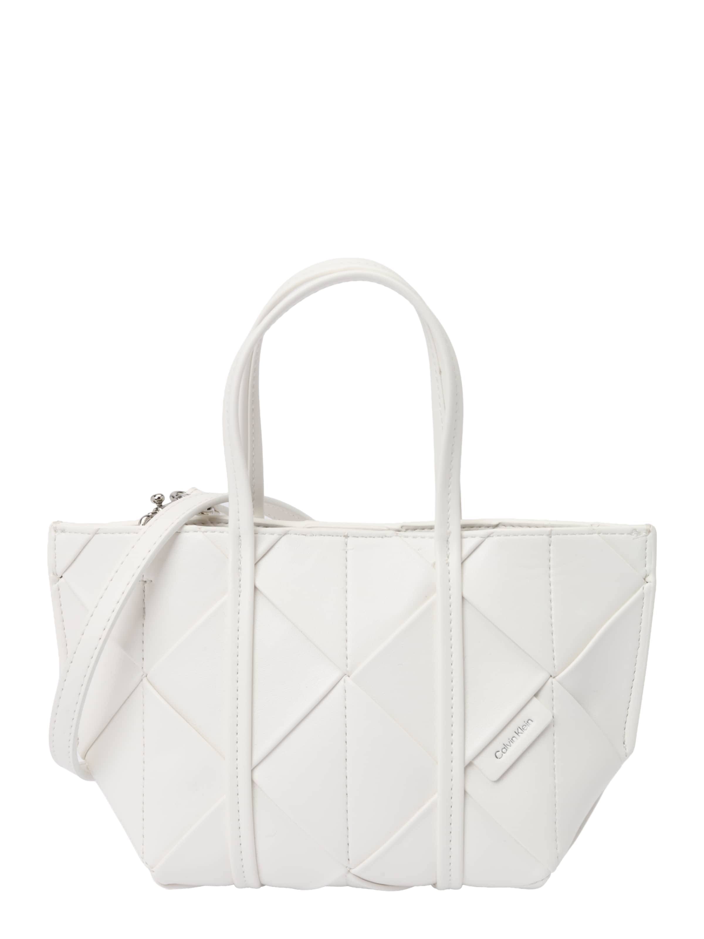 Calvin Klein Shopper in Wit: voorkant