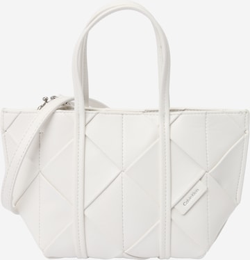 Calvin Klein Shopper in Wit: voorkant
