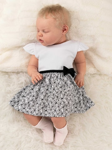 Robe 'Glamour' Baby Sweets en blanc : devant