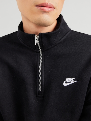 Nike Sportswear Sweatshirt 'CLUB' in Schwarz