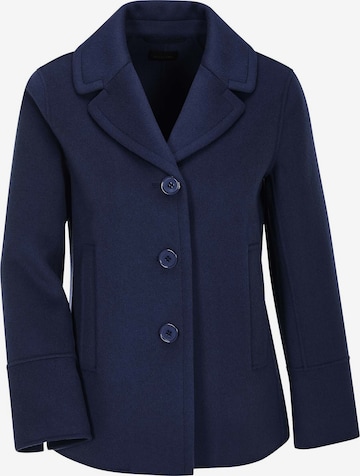 Manteau mi-saison MADELEINE en bleu : devant