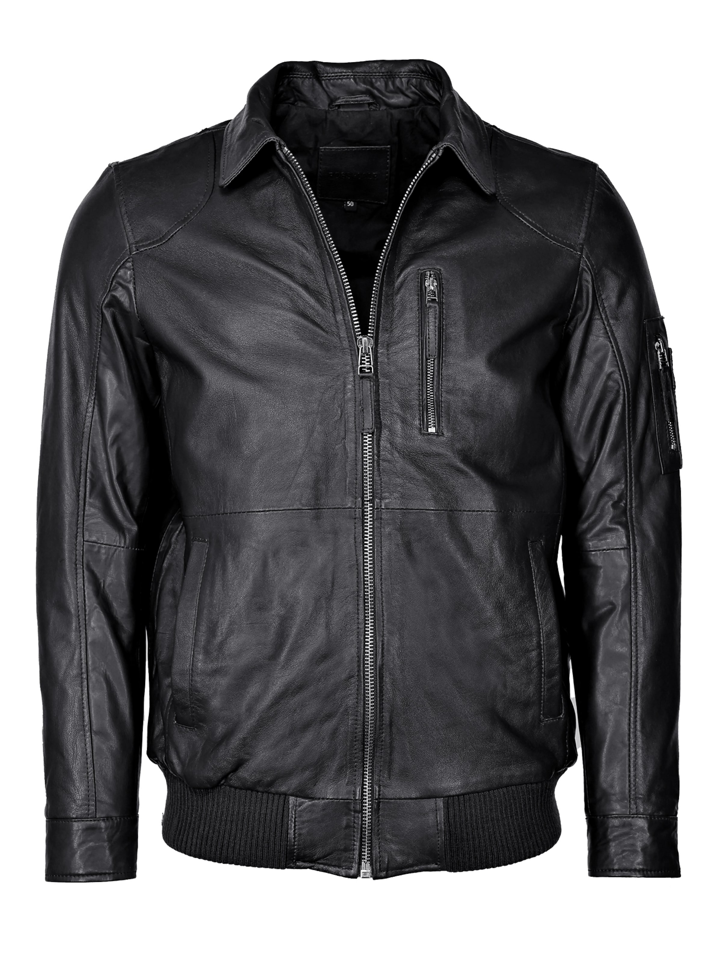 JCC Tussenjas in Zwart: voorkant