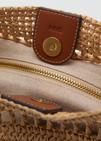 MANGO Schultertasche in Braun