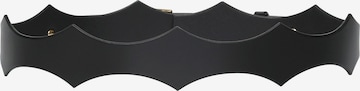 Haute Cuir Gürtel 'Fynn' in Schwarz: Vorderseite